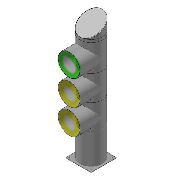 Green Yellow Yellow stand